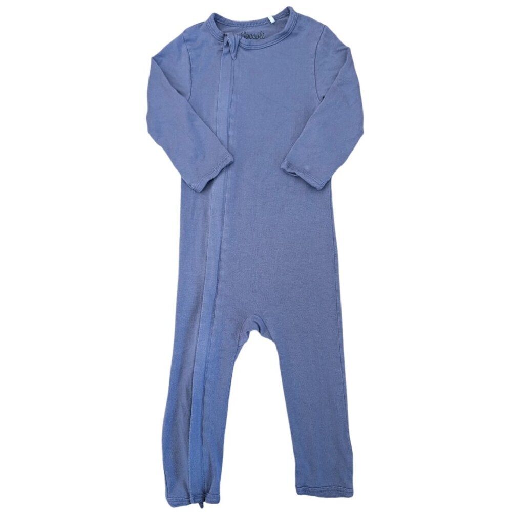 Coccoli Periwinkle Modal Romper 12m